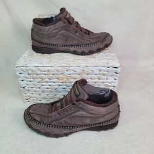 Skechers Chukka Biker Totem Pole Booties Suede Moccasin 9 Brown Boho Hippie